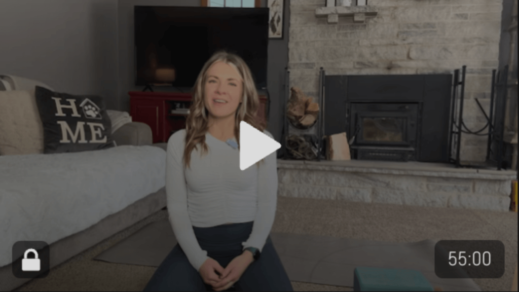 Pelvic Health Yoga Classes - Living Room Practice